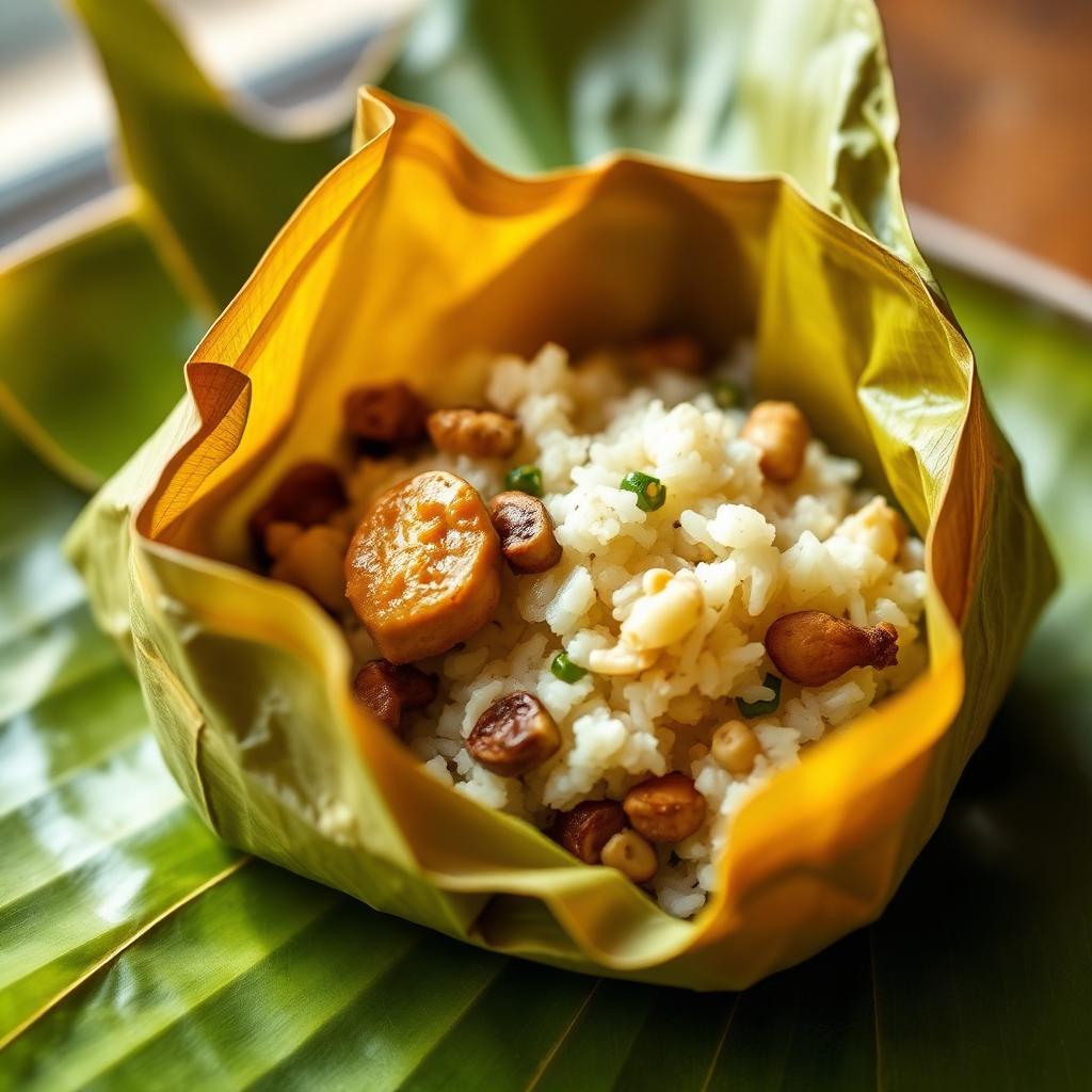 Garden Mushroom & Tofu Zongzi